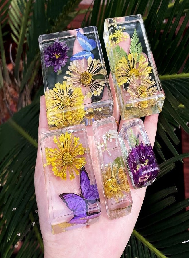 RESINWORLD Upgraded 10 Sizes Epoxy Resin Molds Silicone Kit, Square Rectangle Silicone Molds for Resin, Soap, Candles, Specimen, Dried Flower - Image 3