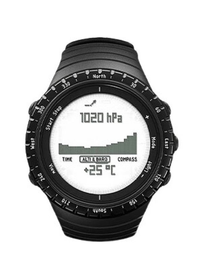 Suunto ساعة رياضية كلاسيكية خارجية سوداء بالكامل مع بوصلة متعددة الوظائف للتنزه وتسلق الجبال هدية ساعة ذكية - Image 3