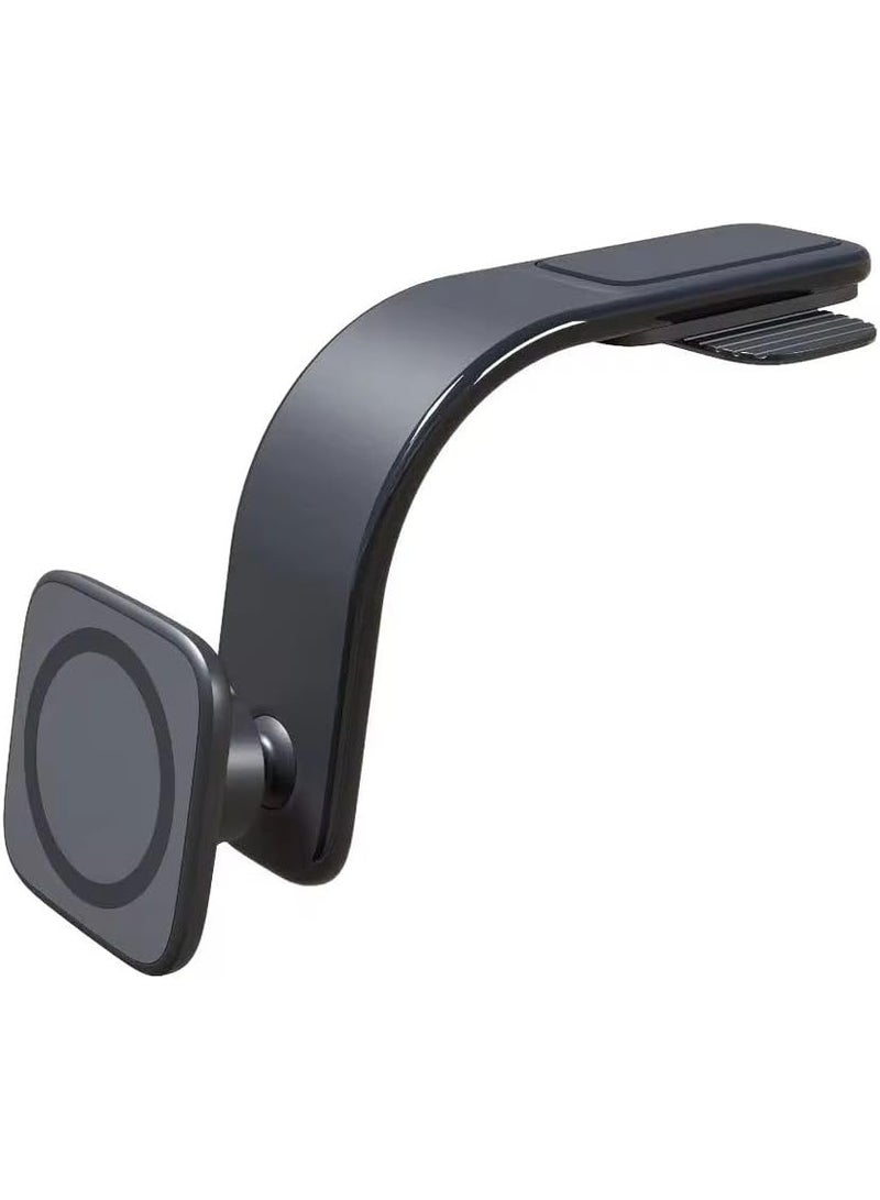 ELTRAZONE Wireless Car Charger 15W Fast Charging Phone Mount – Strong Magnetic Holder with 20pcs N52 Magnets, Adjustable Free Bending Stand, Compatible with iPhone & Android Smartphones - Image 1