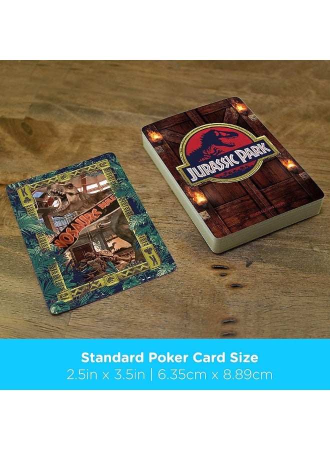 AQUARIUS Jurassic Park Playing Cards  Jurassic Park Themed Deck of Cards for Your Favorite Card Games  Officially Licensed Jurassic Park Merchandise  Collectibles 25 x 35 - Image 3
