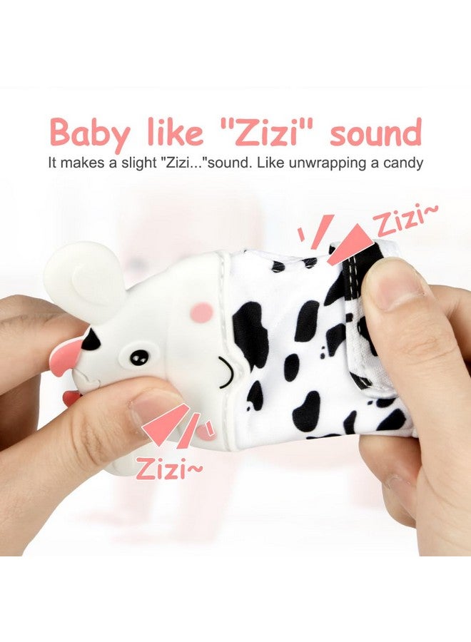 hotut 2Pack Silicone Teething Mitt, Cow Baby Teething Toy for 0-6 6-12 Months, Food Grade Silicone Infant Teething Mitten, BPA-Free Baby Chew Toys for Pain Relief, Sucking Needs - Image 4