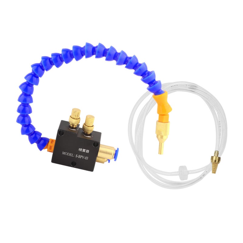 Coolant Lubricant Sprayer Spray System for CNC Lathe Milling Machine Kit Drill Engraving Tool - Image 1