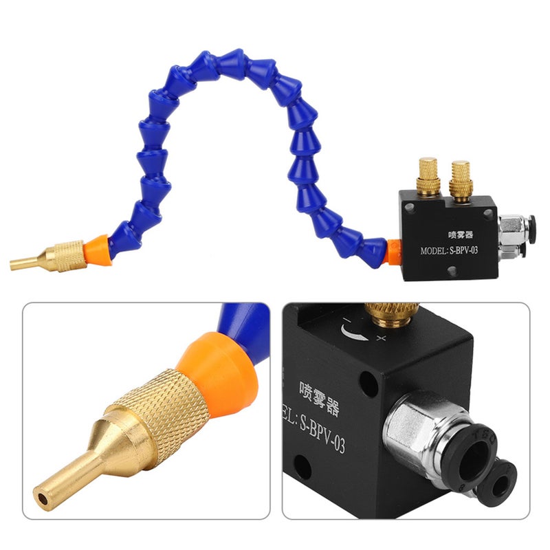 Coolant Lubricant Sprayer Spray System for CNC Lathe Milling Machine Kit Drill Engraving Tool - Image 4