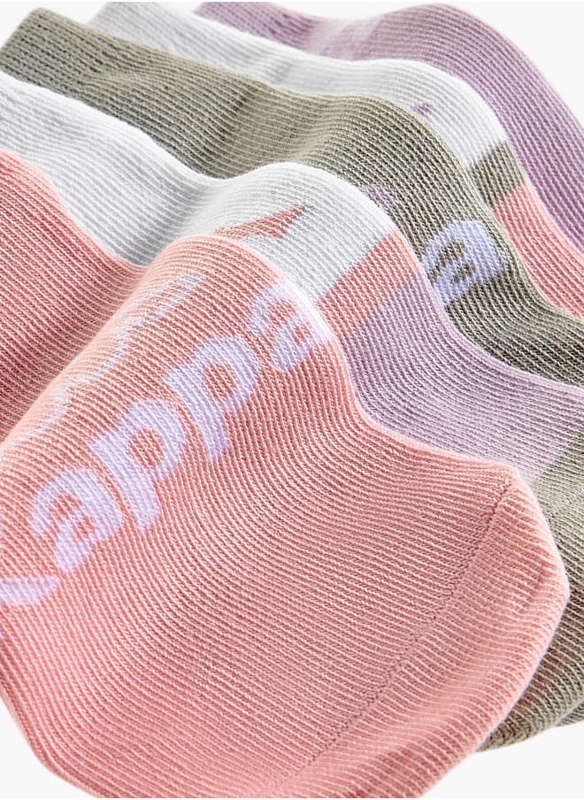 Kappa Girls Assorted Ankle Length Sports Socks - Set of 5  - Image 3