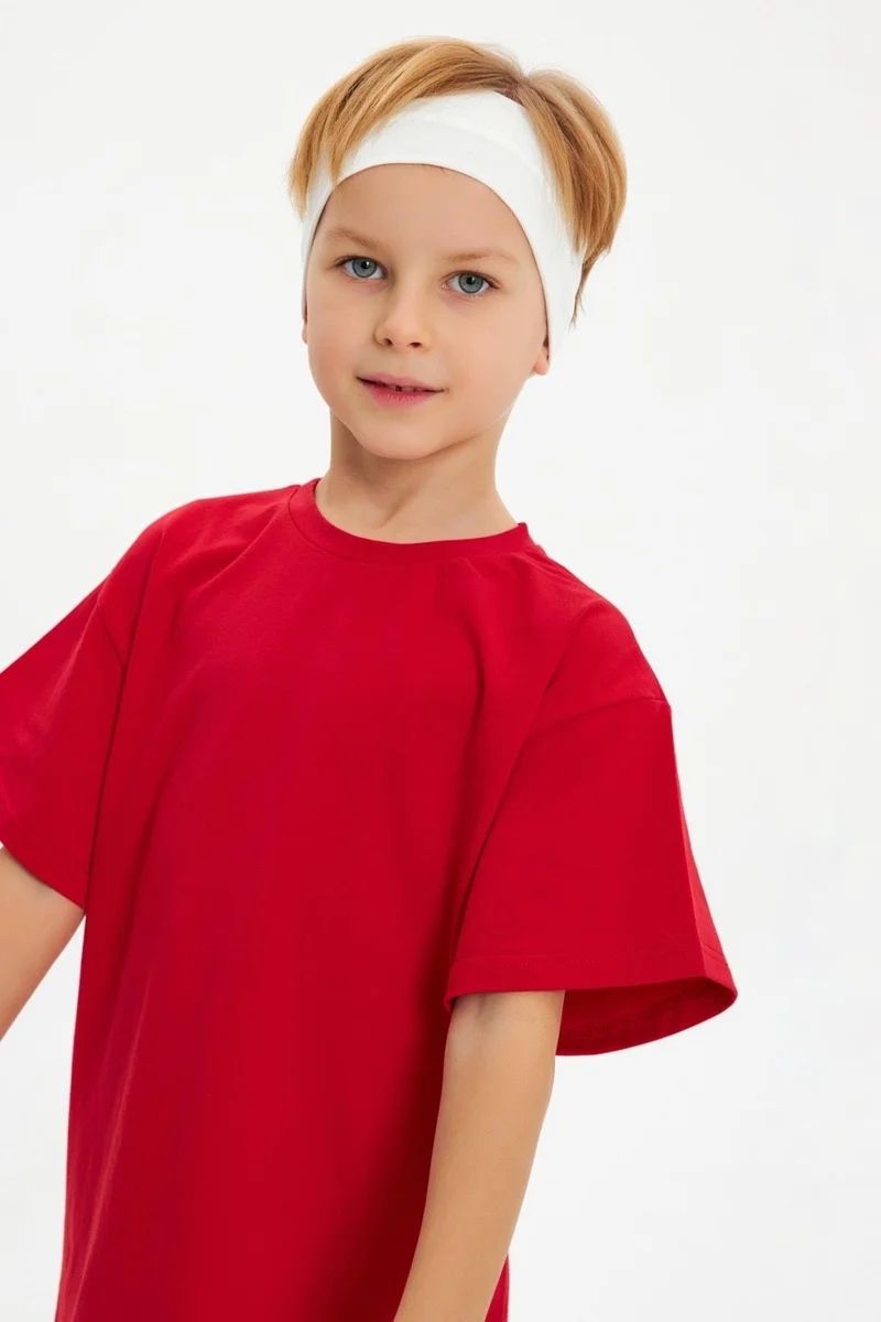 Babygiz White Men's Cotton Combed Non-Slip Anti-Sweat Flexible Hair Band