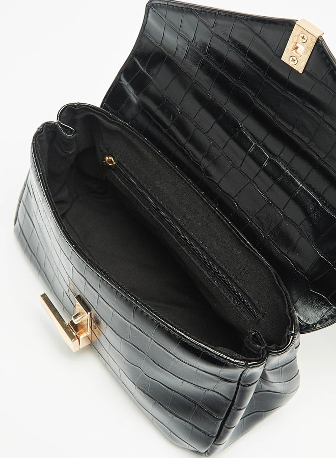 فلورا بيلا حقيبة نسائية كروس بودي بسلسلة معدنية - Image 4