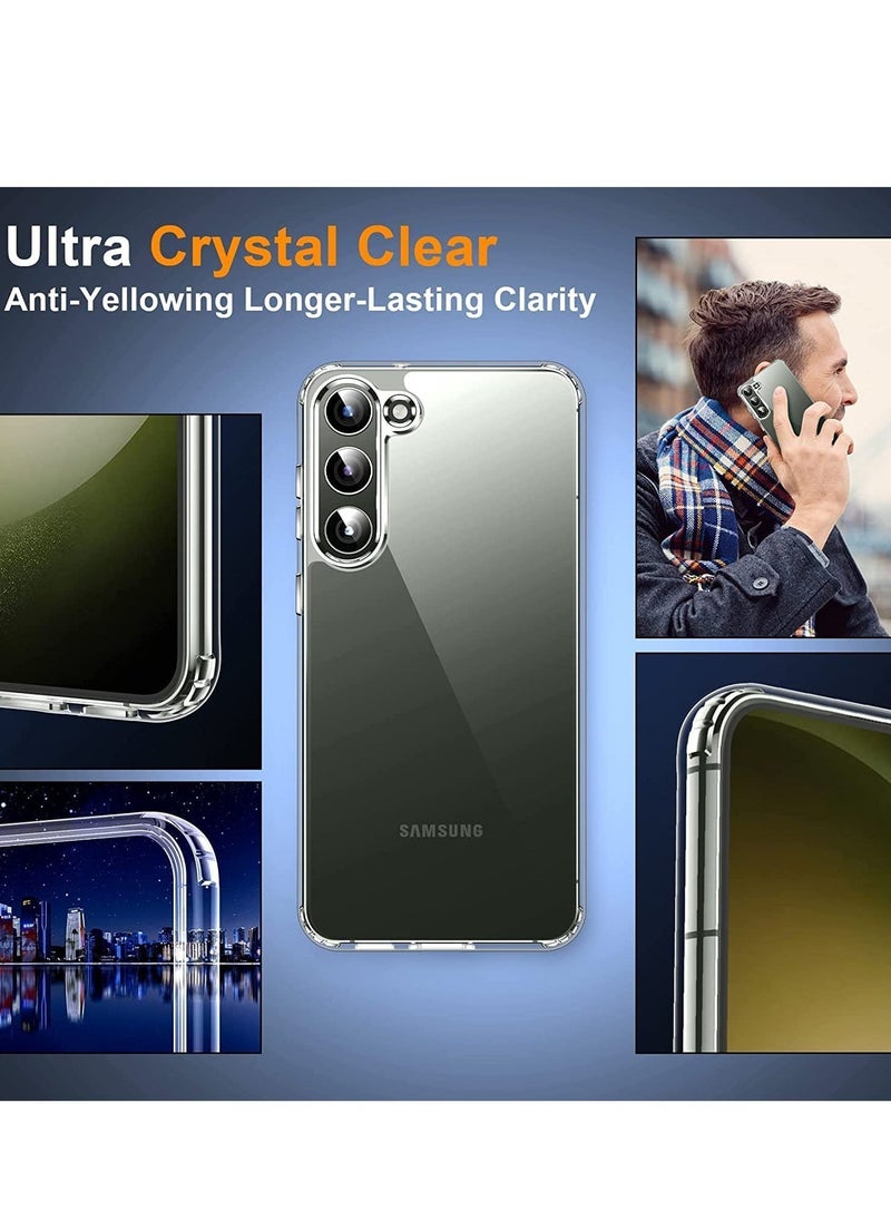 Raxoom [5-in-1]For Samsung Galaxy S23 plus Case,2 Packs Camera Lens Protector + 2 Packs HD Tempered Glass Screen Protector,All-Round Protection, Shockproof, Anti-Scratches Kit (S23+) - Image 5