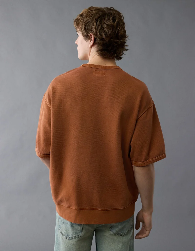 American Eagle AE Short-Sleeve Sweatshirt