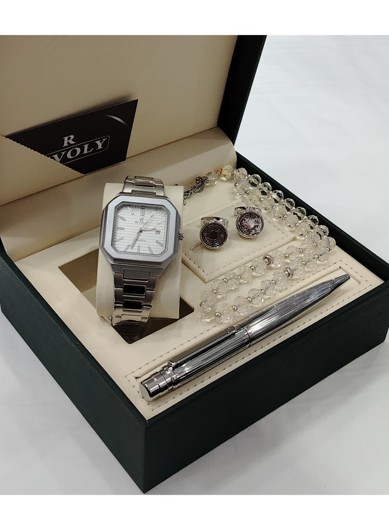 Carnaer Men's Watch Set of 4 Pieces