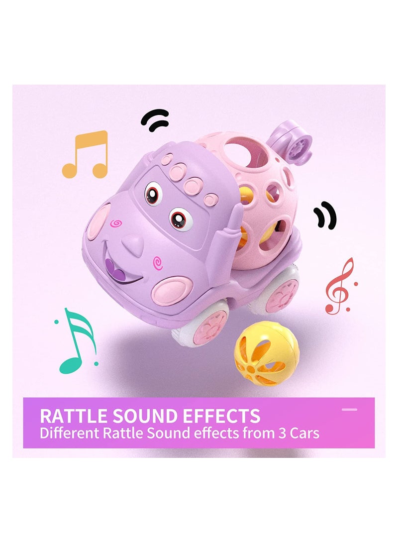 SOLARAE Baby Car Toys Toddler Rattle Roll Toy Vehicles for Infant Push and Go Toy Trucks Preschool Learning Gift Idea for Boys Girls - Image 5