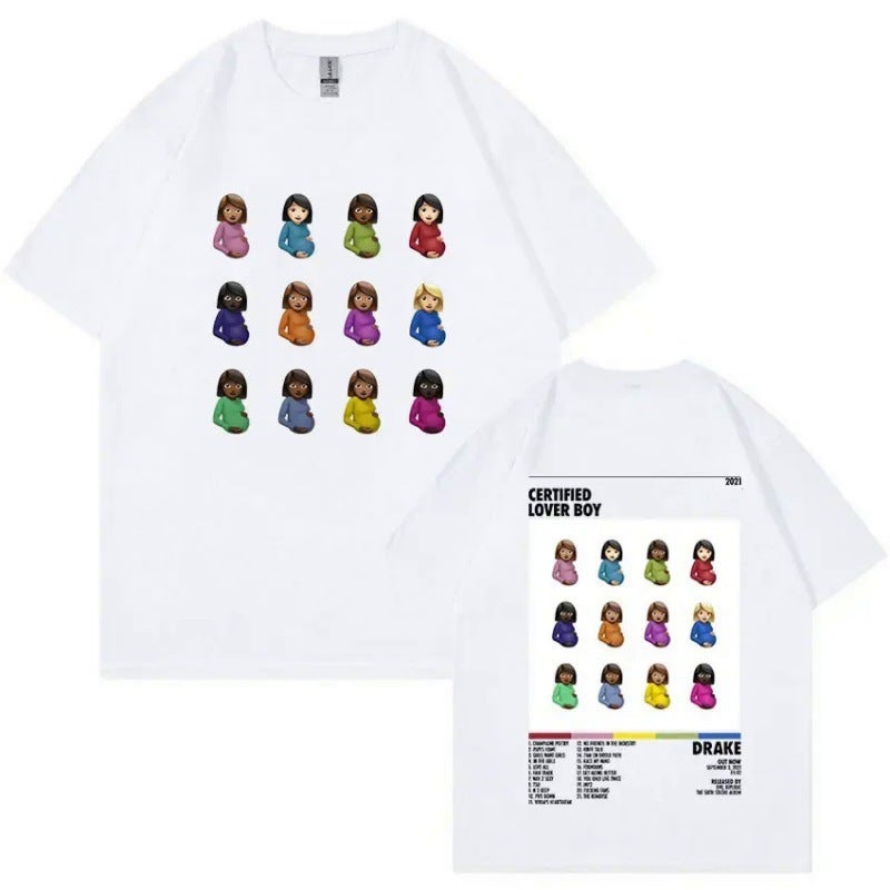 [European Code Cotton T] T-Shirt Unisexe Imprimé Graphique Pour Tshirt - Image 2