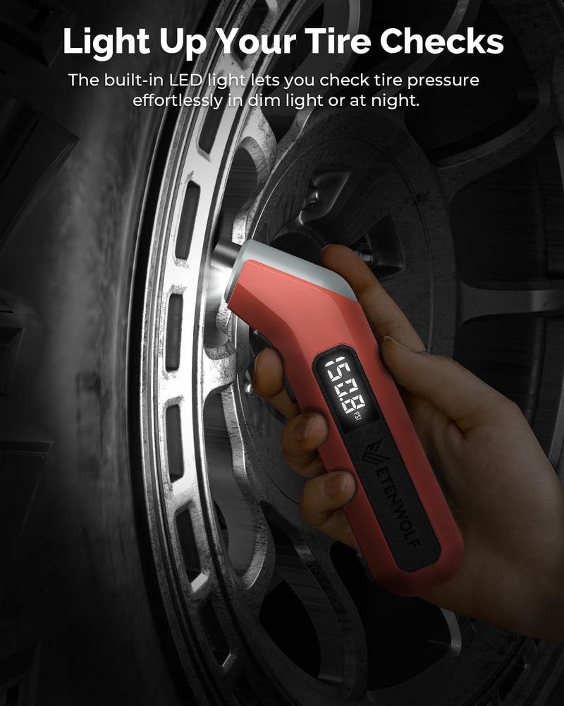 ETENWOLF T300 Plus Digital Tire Pressure Gauge - Image 4