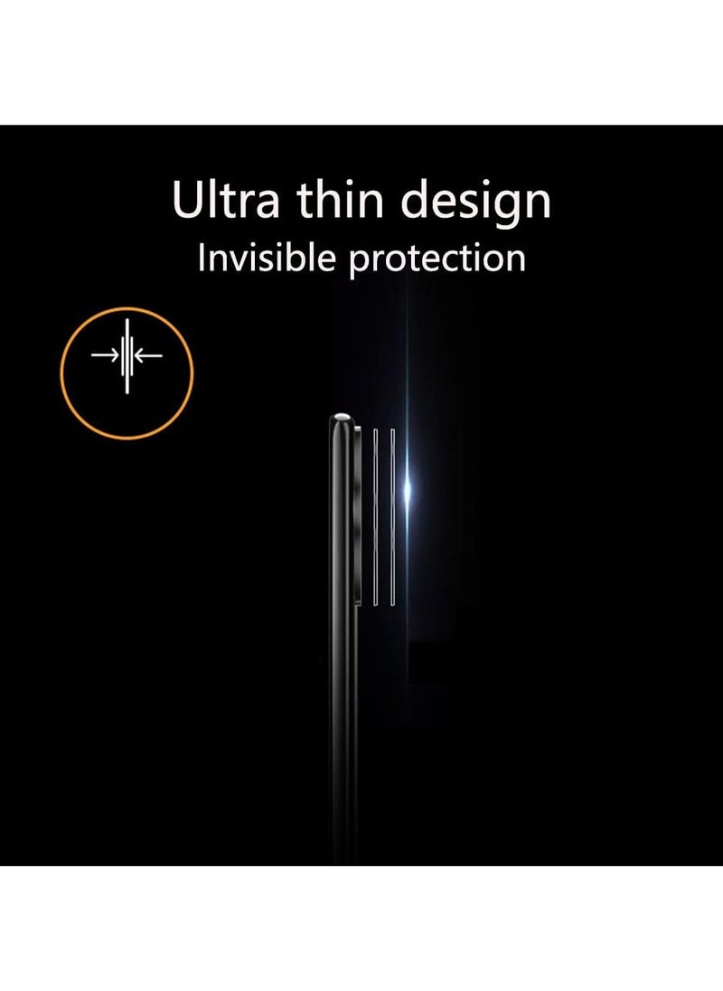 【2+2 Pack】 Compatible with Honor 400 Pro 5G Screen Protector and Camera Lens Protector HD Tempered Glass, 【Support Fingerprint Unlock】 9H Hardness Scratch Resistant No Bubbles