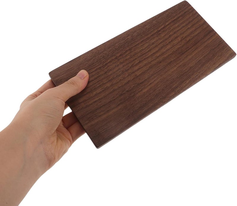 TEHAUX قطعتان من ألواح خشب الجوز 20x10x0.8 سم ألواح خشب الجوز السميكة لمشاريع الحرف اليدوية DIY ومشاريع الخشب المدرسية والنحت والحرق والألواح غير المكتملة - Image 4