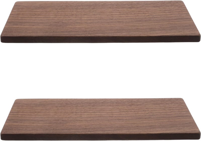 TEHAUX قطعتان من ألواح خشب الجوز 20x10x0.8 سم ألواح خشب الجوز السميكة لمشاريع الحرف اليدوية DIY ومشاريع الخشب المدرسية والنحت والحرق والألواح غير المكتملة - Image 1
