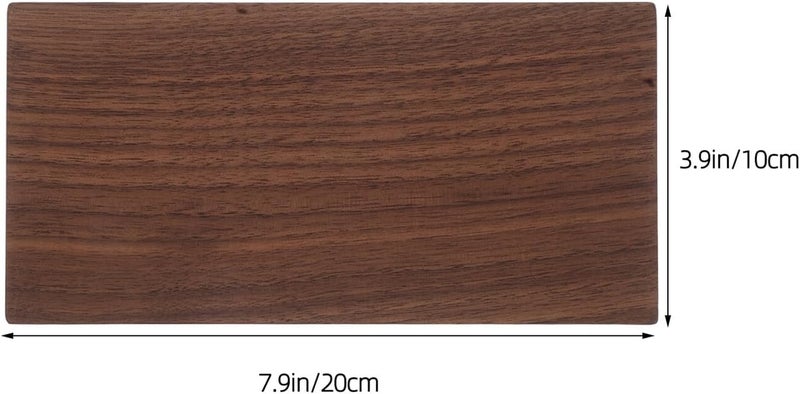 TEHAUX قطعتان من ألواح خشب الجوز 20x10x0.8 سم ألواح خشب الجوز السميكة لمشاريع الحرف اليدوية DIY ومشاريع الخشب المدرسية والنحت والحرق والألواح غير المكتملة - Image 2