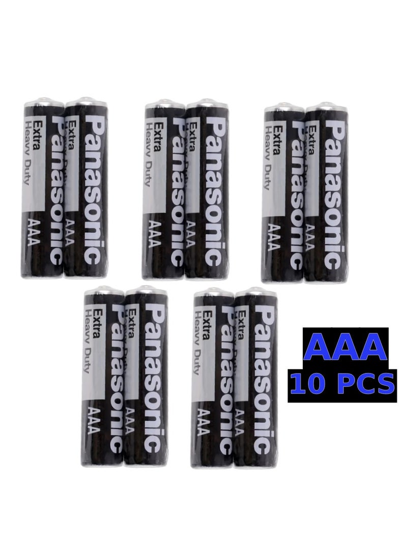 Panasonic 10 Pcs Extra Heavy Duty AAA Battery  - Image 1