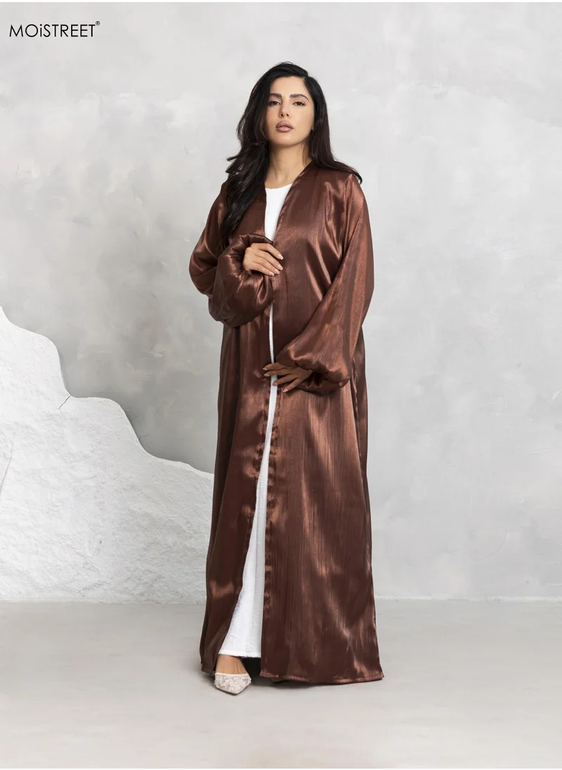 Moistreet MOiSTREET Rotana Shimmer abaya Set