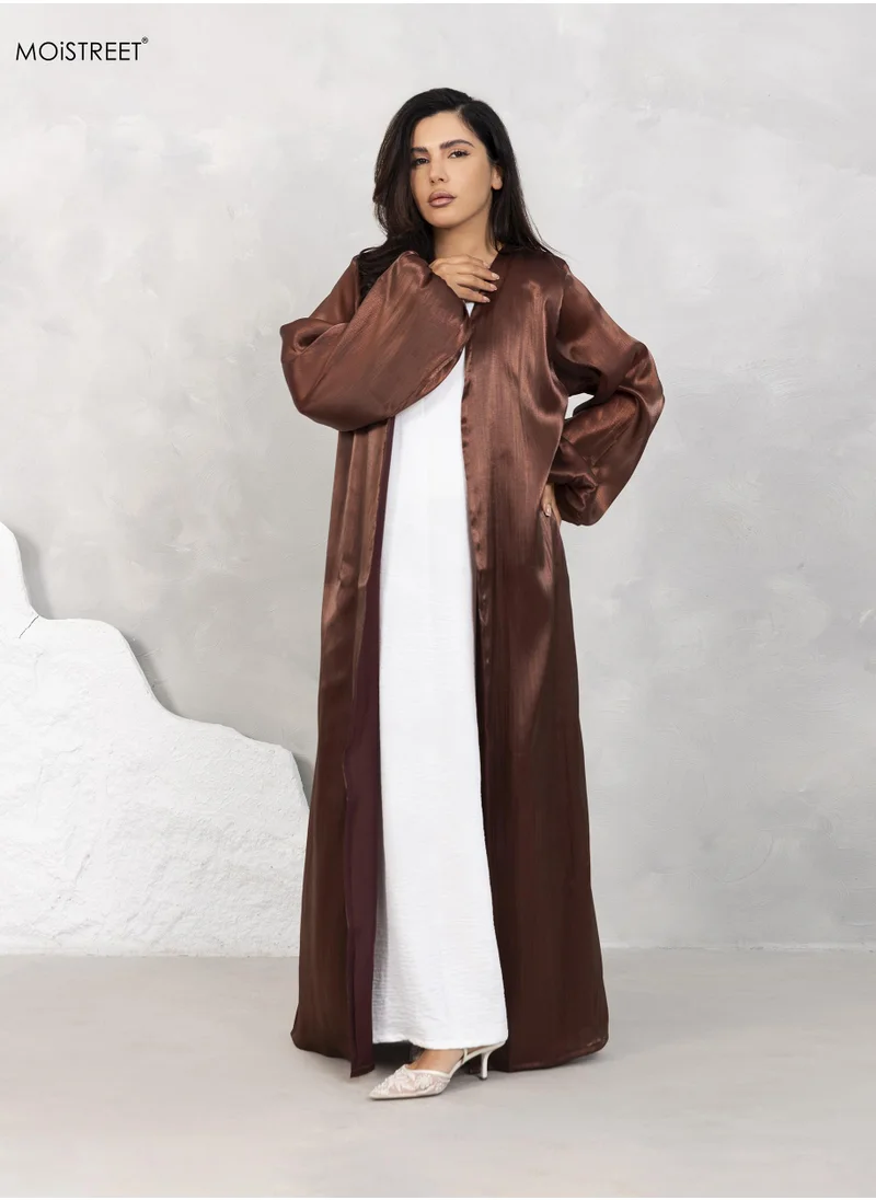 Moistreet MOiSTREET Rotana Shimmer abaya Set