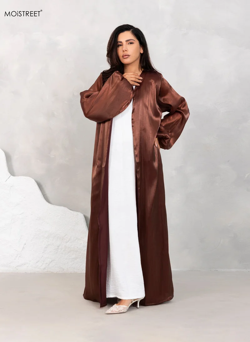 Moistreet Rotana Shimmer abaya Set