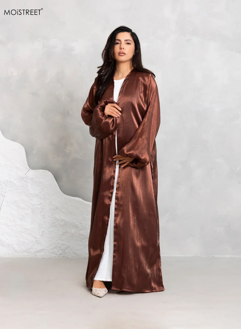 Moistreet Rotana Shimmer abaya Set
