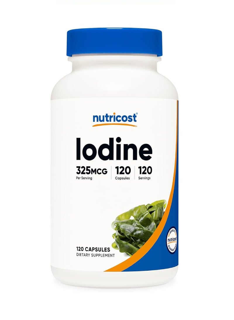 NUTRICOST IODINE 325MCG 120CAP