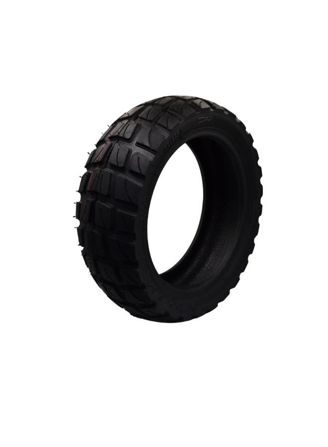 Fukukawa 80/65-6.5 Tubeless Electric Scooter Tire Heavy Duty Replacement Outer Tyre High Grip Wear Resistant Deep Tread Front Rear Wheel Black - Image 3
