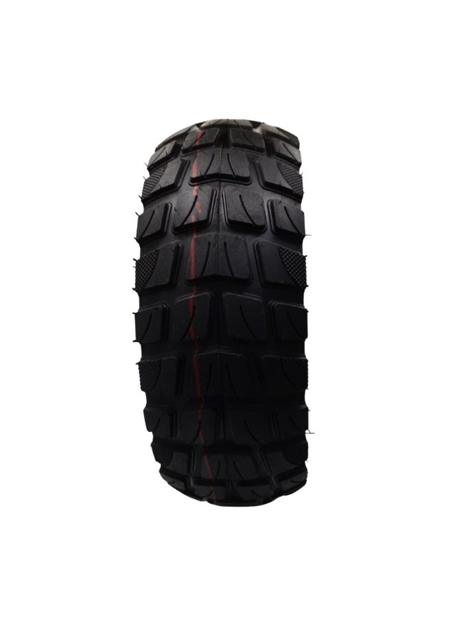 Fukukawa 80/65-6.5 Tubeless Electric Scooter Tire Heavy Duty Replacement Outer Tyre High Grip Wear Resistant Deep Tread Front Rear Wheel Black - Image 2
