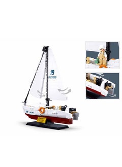 Sluban Sluban - Model Bricks 1/35 The Rodeo Speed Boat 260 Pieces - M38-B1190  - Image 4