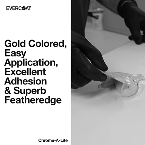 Evercoat Chrome-A-Lite Body Filler for Aluminum, Fiberglass, Galvanized Steel, and More - 0.8 US Gallon, 3L - Image 2