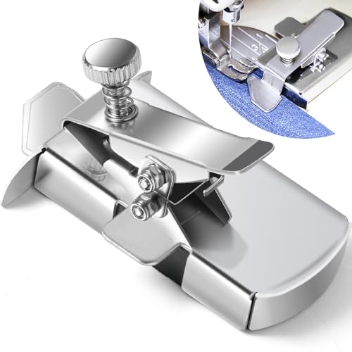 TOOVREN Upgraded Magnetic Seam Guide for Sewing Machine Magnetic Seam Guide with Clip Universal Seam Guide Hemmer Guide Multifunctional Hem Guide for Sewing Machine Sewing Supplie Accessories