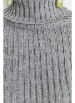 trendyol سترة - رمادية - مقاس عادي  - Image 4