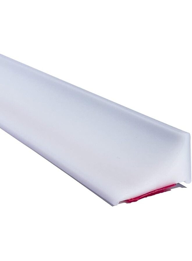 THEWHITESHOP 39Inch Shower Threshold Water Dam Barrier,Shower Dam Water Stopper for Frameless Shower Door Bottom,Silicone Sink Splash Guard for Kitchen Bathroom,Corner Shower Water Guard for Bathtub - Image 1