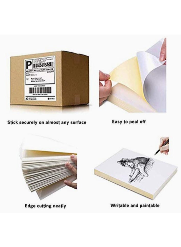 Packet 25 Sheets A4 matte white paper , compatible with laser and inkjet printers and copier - Image 2