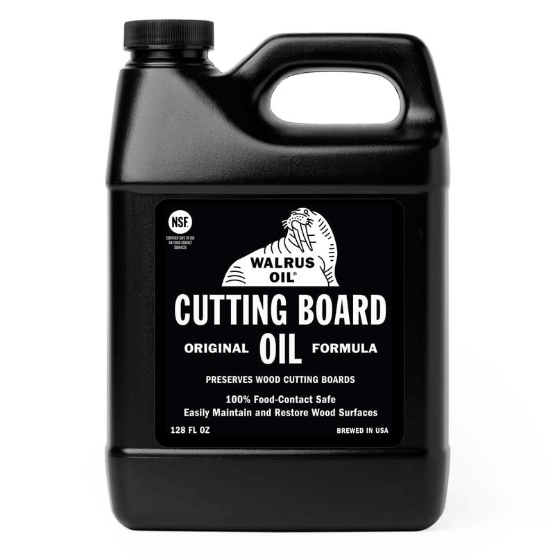 Walrus Oil WALRUS OIL  Cutting Board Oil and Wood Butcher Block Oil 128 oz  1 gallon Jug 