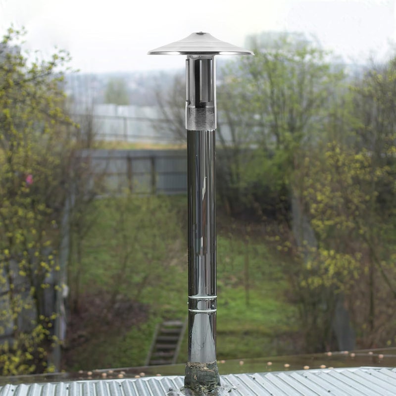 Bulk storage easy optimized build Kichvoe Stainless Steel Roof Chimney Cover 7.3cm Diameter Rainproof Chimney Protector for Wood Stove Ventilation Pipe Outdoor Use Ready varied options General purpose design Quick assemble Seasonal & permanent compatible Sufficient order stock Multi-hub shipment dispatch Multi-purpose Fixed delivery schedule Slow wear optimized quality Affordable purchase options Varied dimensions Instant order available stock All storage space compatible Practical experience crafted Multi-purpose fine material Individual group scene compatible All season compatible build Protective coating Timely planned dispatch Longevity optimized build Global standard processed material Multi-use upgraded craftsmanship Versatile application Wide range usage design - Image 5