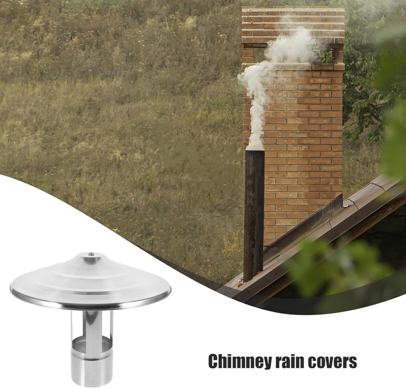 Bulk storage easy optimized build Kichvoe Stainless Steel Roof Chimney Cover 7.3cm Diameter Rainproof Chimney Protector for Wood Stove Ventilation Pipe Outdoor Use Ready varied options General purpose design Quick assemble Seasonal & permanent compatible Sufficient order stock Multi-hub shipment dispatch Multi-purpose Fixed delivery schedule Slow wear optimized quality Affordable purchase options Varied dimensions Instant order available stock All storage space compatible Practical experience crafted Multi-purpose fine material Individual group scene compatible All season compatible build Protective coating Timely planned dispatch Longevity optimized build Global standard processed material Multi-use upgraded craftsmanship Versatile application Wide range usage design - Image 3