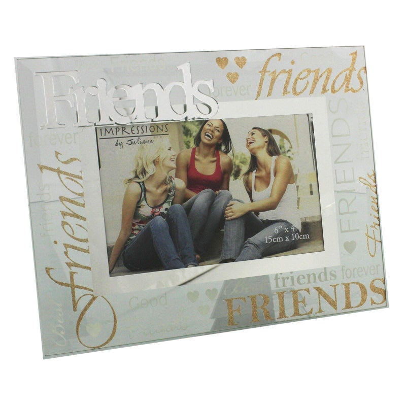 JULIANA Friends Glass Photo Frame 6x4 3D Words FG573FR