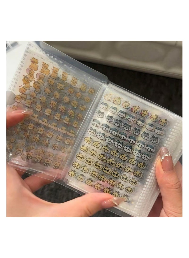 Mini Stickers 2400, Mini Laptop Nail Stickers 30 sheets - Cute Children's Nail Stickers, Enhance the Appearance with Premium Decoration Small Patterns.  - Image 3