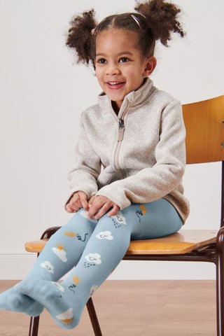 Kids Girl 2 Pieces Solid And Printed Tights, Light Blue - pzsku/Z4C0613617691723765D3Z/45/_/1728397729/16be8b1b-d0a7-4ba9-b35d-bf636433445c