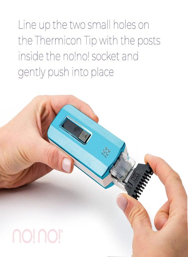 no!no! Hair Removal Kit Thermicon Tip Refill Pack (Wide Tip) for Legs, Back, Arms and Chest - 3 Count - Image 3