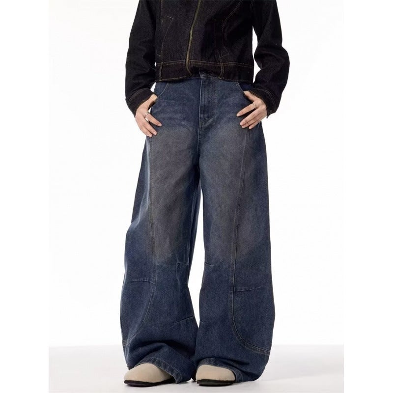 Unisex Casual Daily Denim Jeans - Image 3