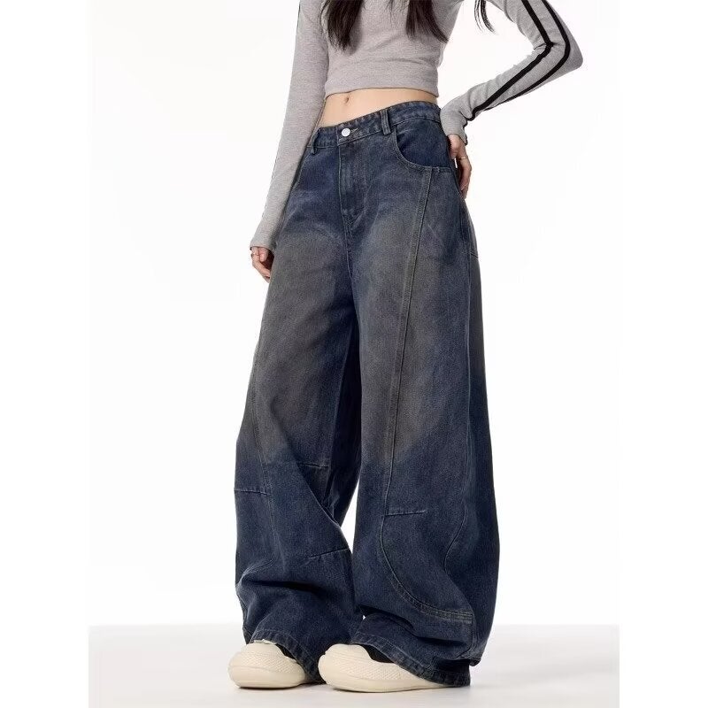 Unisex Casual Daily Denim Jeans - Image 2