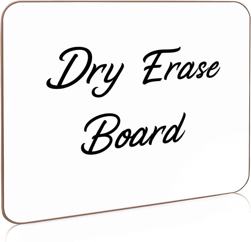 PEN UP Wood Small White Board, Dry Erase Mini Whiteboard 9x12 Inch, Dry Erase Board, Dry Erase Lapboards Handheld Personal White Boards for Students, Kids, Office (Pack of 4) - Image 1