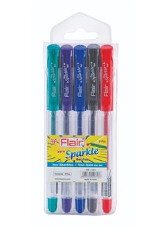 Flair Xtra Sparkle Gel Pen 5 colors 
