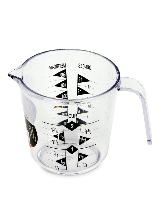 Chef Craft Select Plastic Measuring Cup, 2 Cup, Clear - Image 1