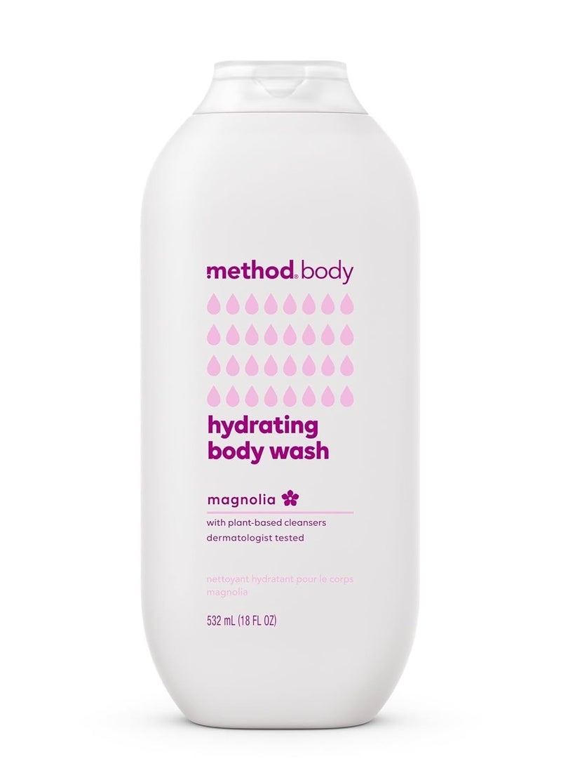 Method Method Body Wash, Hydrating Magnolia, Paraben and Phthalate Free, 18 oz (Pack of 1) - Image 1