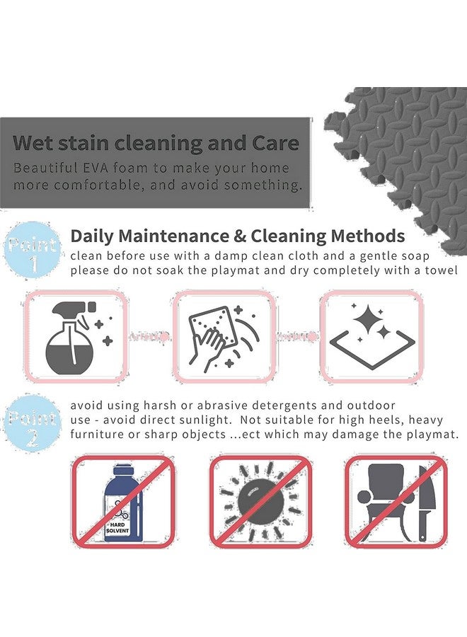 سيجناترون سجادة تمارين الألغاز للأطفال من سيجناترون، 4 بلاطات - 16 قدمًا مربعًا، مع بلاطات متشابكة من إسفنج إيثيلين فينيل أسيتات، وأرضيات واقية للمكتب والمنزل والمدرسة وصالة الألعاب الرياضية (أحمر - أبيض) - Image 3