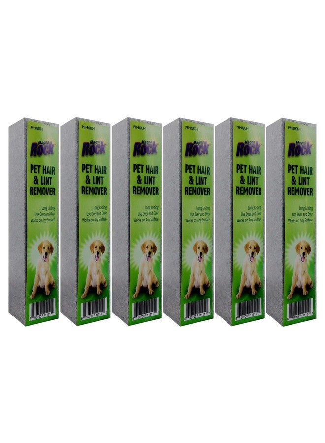 Hi-Tech HI TECH Magna Rock Pet Hair Remover 6 Pack - Dog & Cat Fur Remover for Car Interiors, Upholstery & Furniture - Eco-Friendly, No Power Needed, Detailing Essential - Image 1