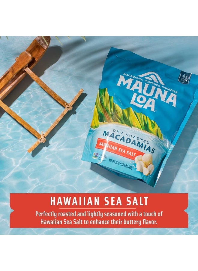 Mauna Loa Premium Roasted Macadamia Nuts, Sea Salt Flavor, 20 Oz Bag (Pack of 1) - Image 3